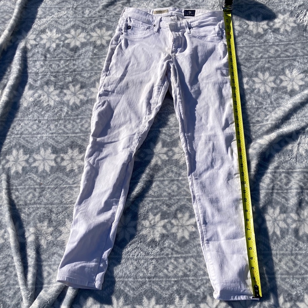 AG white jeans